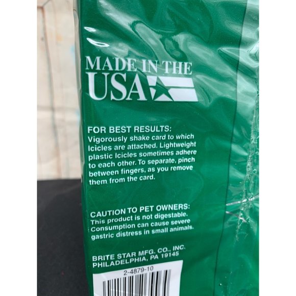 Vintage Bright Star Icicles (Tinsile) 7 Boxes Total of 16000 Stands - Picture 10 of 11